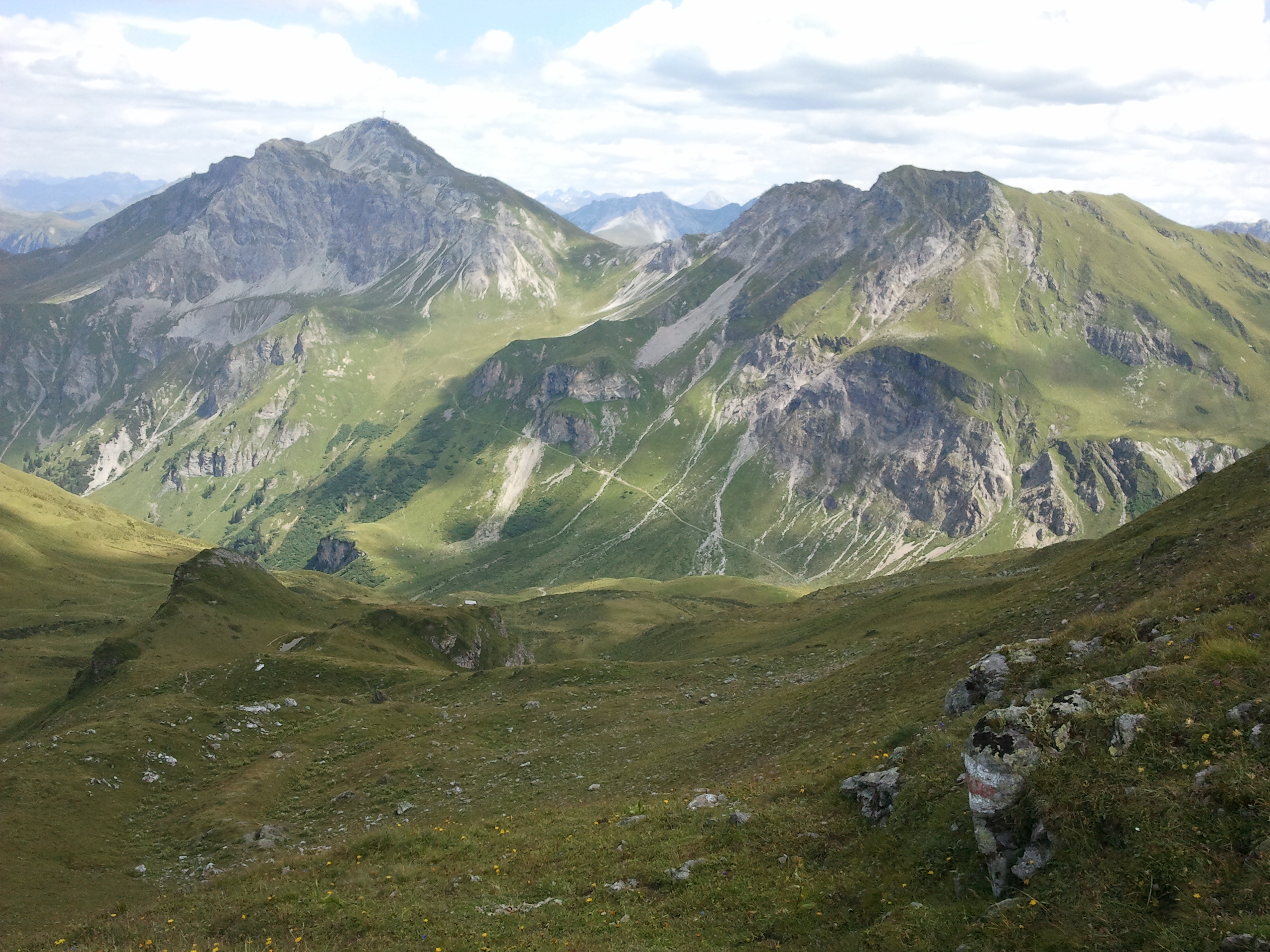 Farurfurgga Blick Richtung Weisshorn 