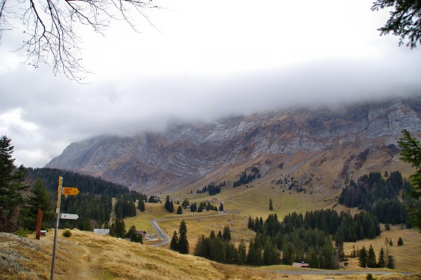 Säntis in Wolken