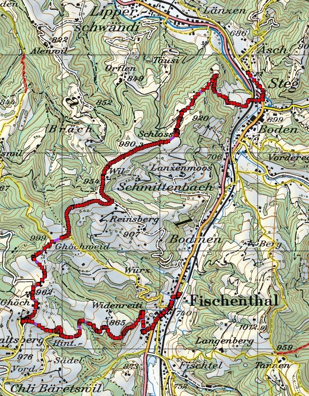 Karte Ghöch
