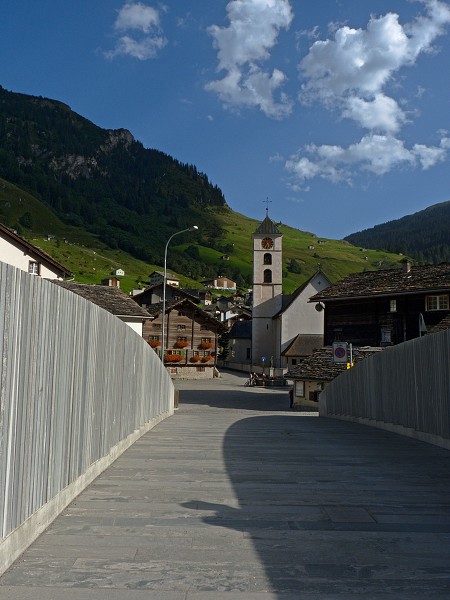 Ankunft in Vals