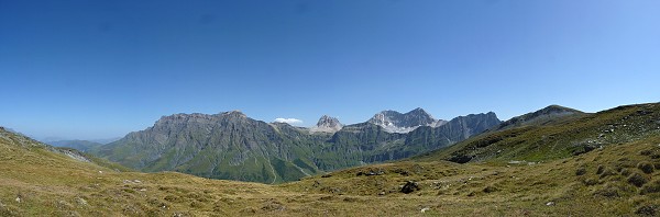 Panorama Richtung Piz Mellen