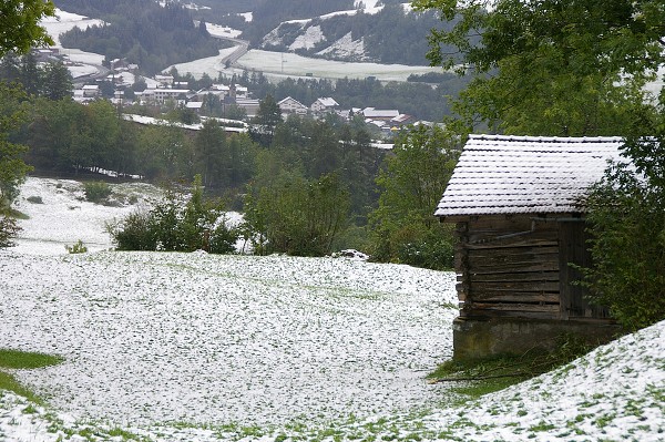 Schnee oberhalb Reischen