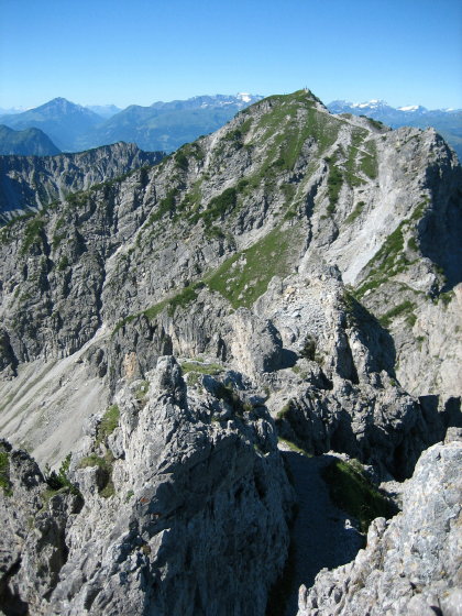 Drei Schwestern10-Blick zum Kuegrat