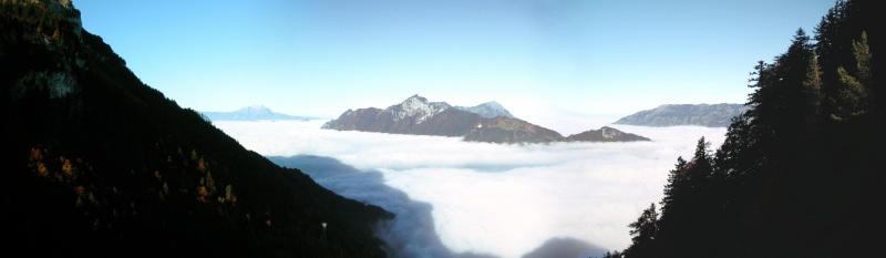 Panorama von der Bergstation, Rigi