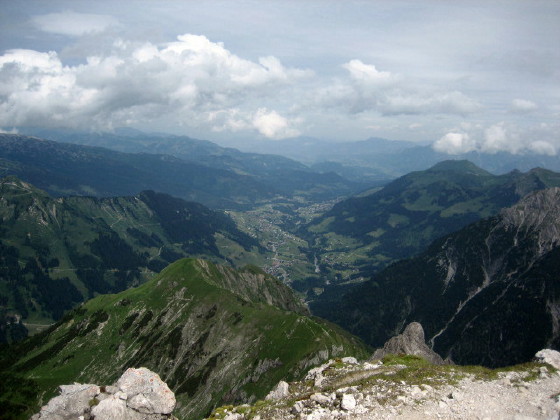 Widderstein12, Blick ins Kleinwalstertal