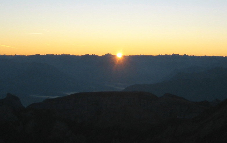 2-Tagestour Alpstein 07, Sonnenaufgang