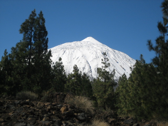 Teneriffa1, Teide von Nordwesten