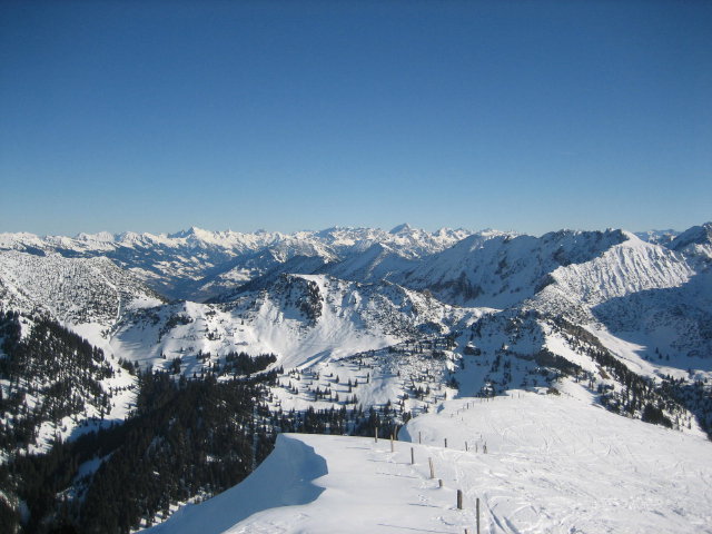 Schönberg4, Blick zu den Bergen Vorarlbergs