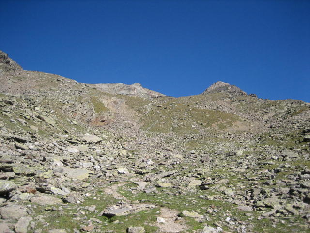Laaser Spitze13-steiler Aufstieg