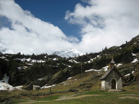 Vinschgau4-2; Kapelle bei Zufallhütte