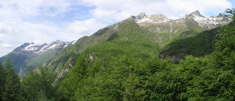 Nördliche Talseite des oberen Val Lavizzara